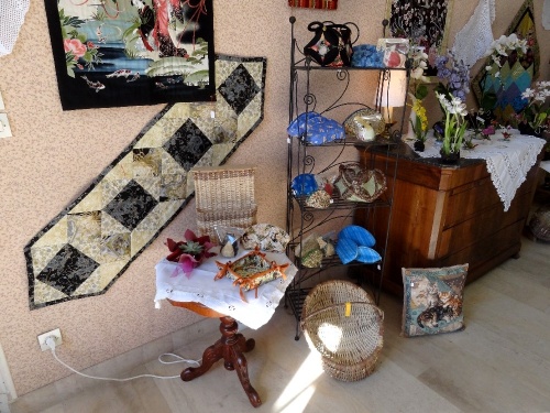 L'exposition 2012 de patchwork et d'artisanat d'art à Meulson