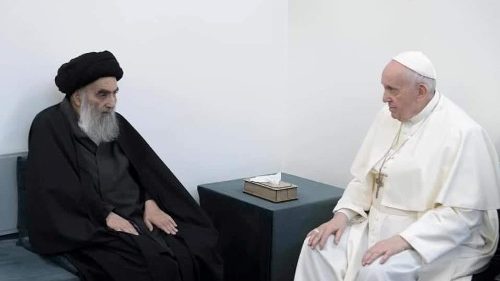 Rencontre historique entre le Pape François et le grand ayatollah Al-Sistani