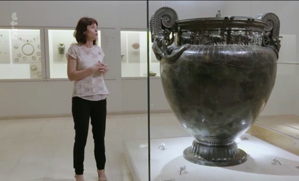 "L'énigme de la tombe celte" un superbe film d'ARTE a été projeté en public à Châtillon sur Seine, en présence de ses réalisateurs
