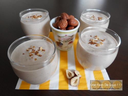 Crème dessert "Vegan" aux noisettes