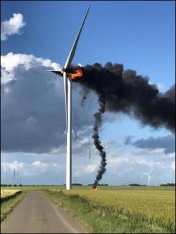 Quand l'éolien part en fumée