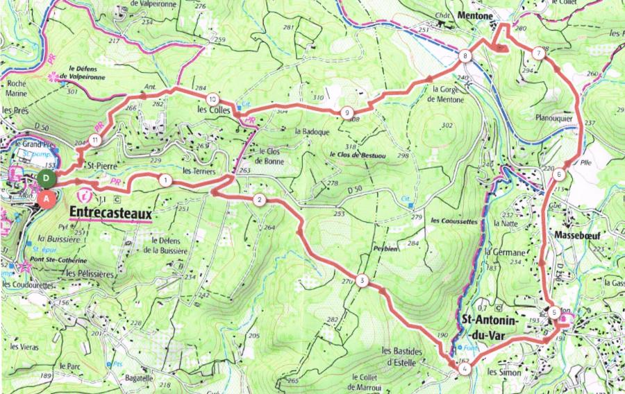 ENTRECASTEAUX, SAINT ANTONIN : dimanche 27 octobre