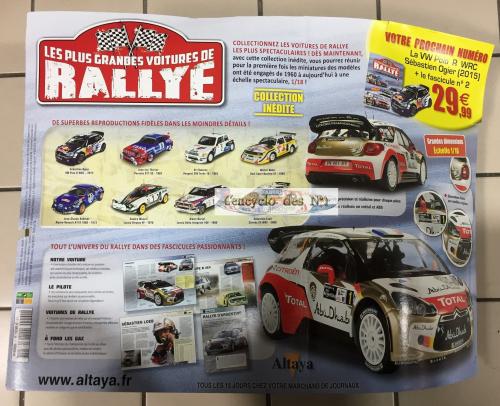 N° 1 Les plus grandes voitures de rallye - Lancement 