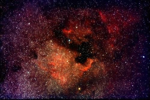 Le 03-08-2011 : Mes pemières prises de vues de la nébuleuse North America