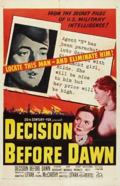 DECISON BEFORE DAWN BOX OFFICE USA 1952