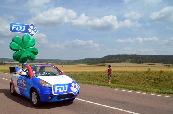 Le passage du Tour de France à Courcelles