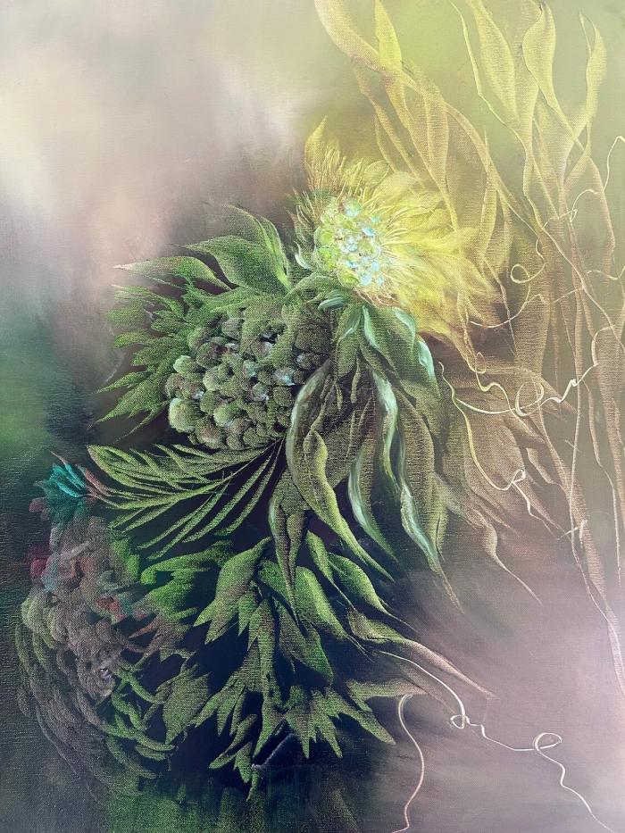 Peinture de ; Ludmila Budanov  peintre chypriote