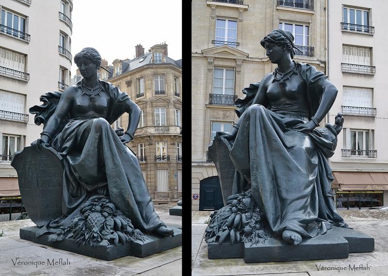 Parvis du Musée d'Orsay : les six continents : L'Amérique du Sud