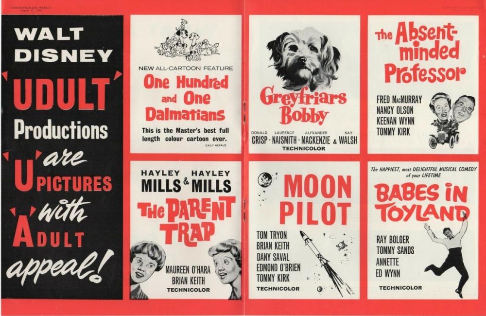 BOX OFFICE USA DU 8 FEVRIER 1961 AU 14 FEVRIER 1961