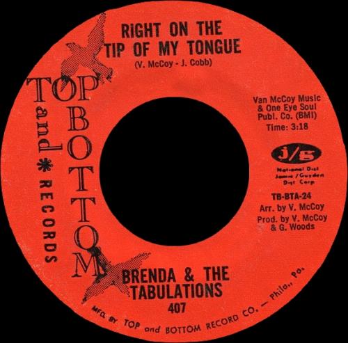 Brenda & The Tabulations : Album " Brenda & The Tabulations " Top And Bottom Records TB-LPS 100 [ US ] en 1970