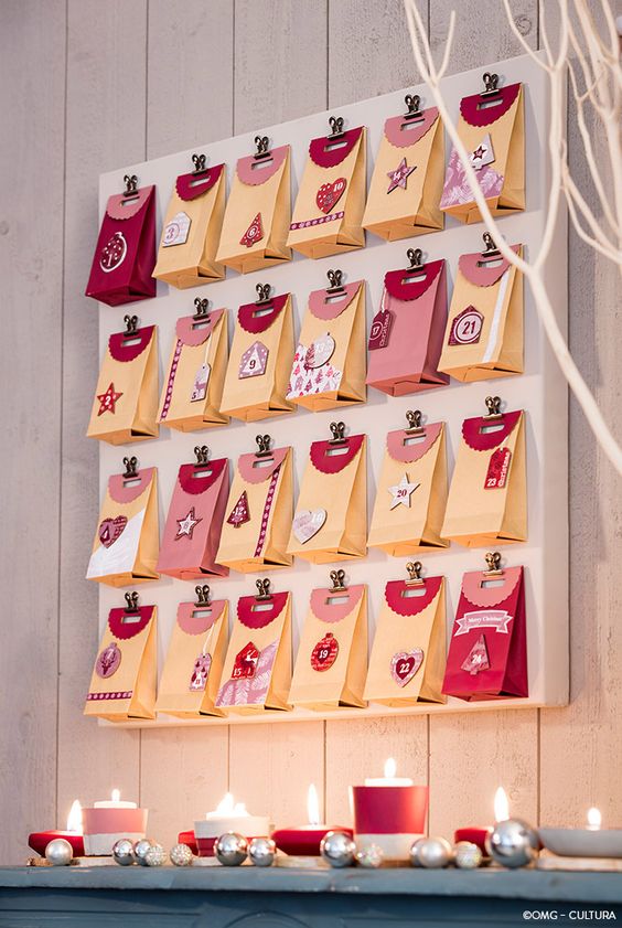 Idée pinterest : "Des calendriers de l'avent"