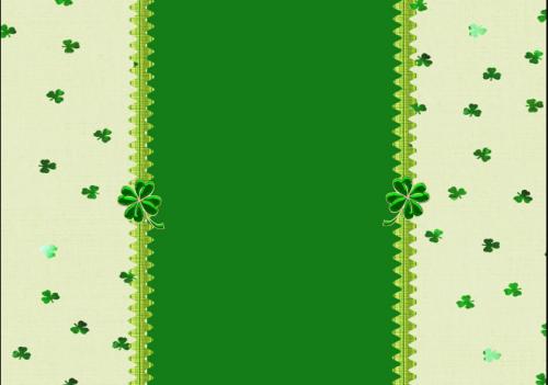 fonds bannières grandes tailles st Patrick