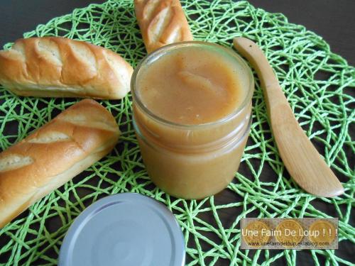 Pâte à tartiner aux pommes, miel et cannelle