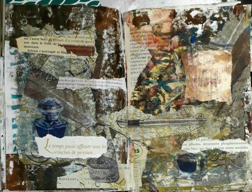 Un peu d'art journal pour bien finir l'année
