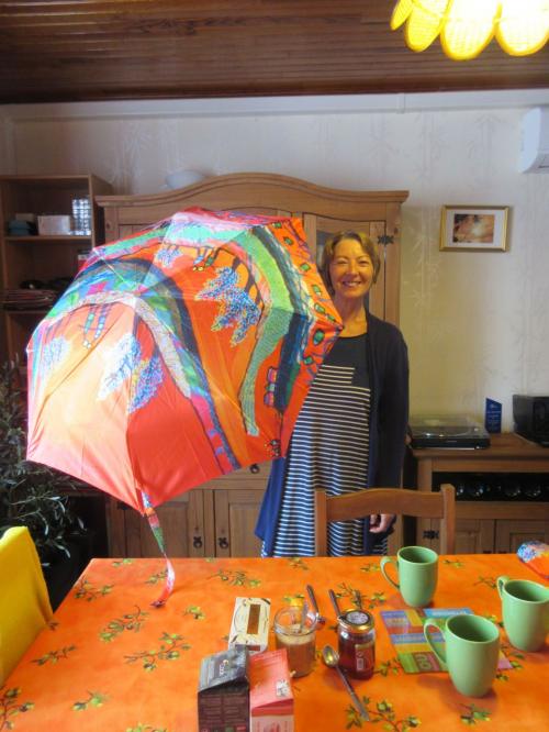 Parapluies à l'intérieur... 