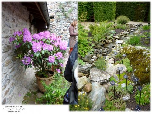 Voyage à Yvoire : Jardin des 5 sens