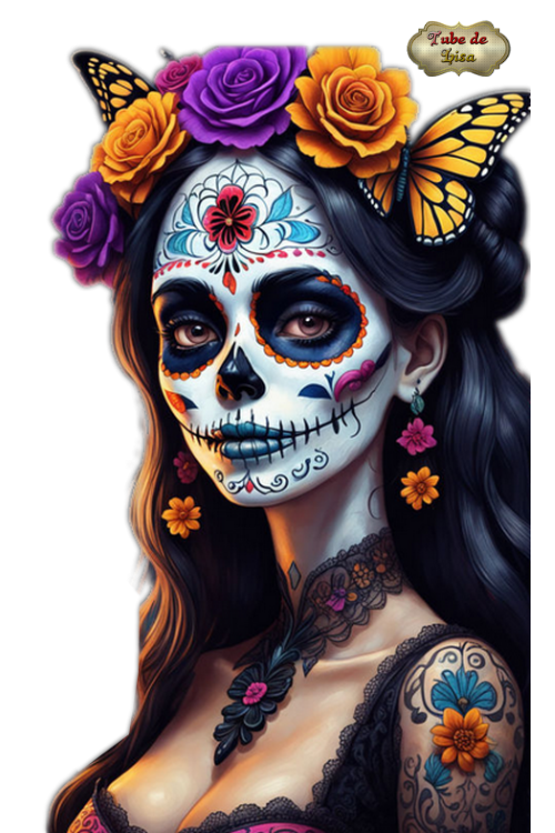 Halloween sugar skull 14