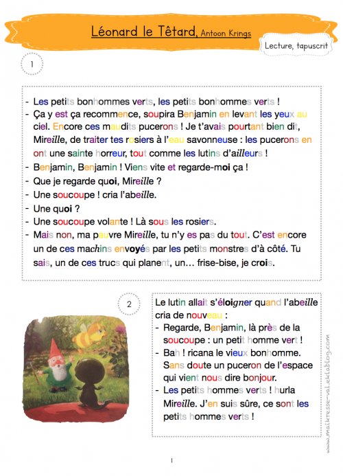 "Léonard le têtard", Antoon Krings
