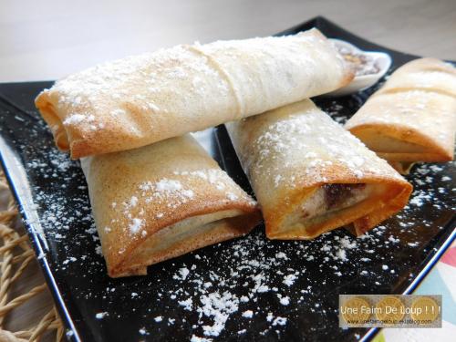 Nems chocolat coco banane