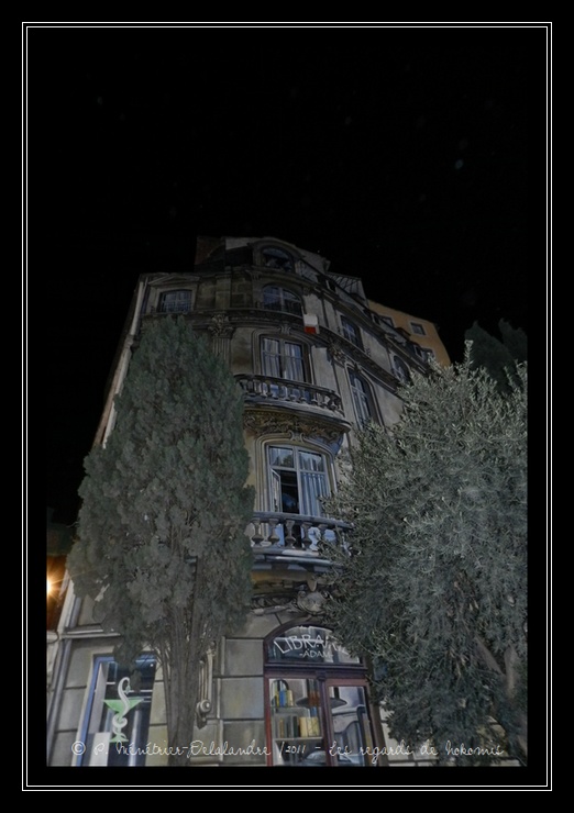 Montpellier by night - Trompe l'oeil dans le centre historique