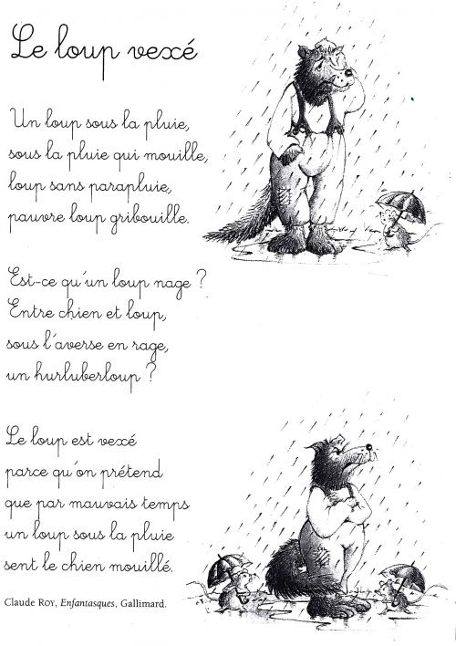 Le loup vexé ()