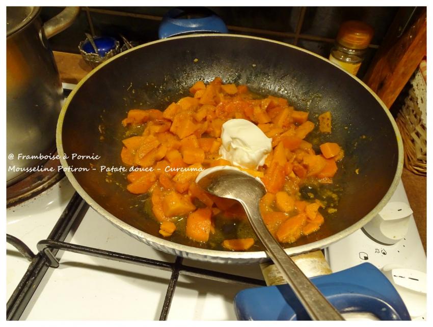 Mousseline Potiron Patate douce et Curcuma 