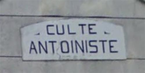MONTEGNÉE - Culte Antoiniste - Tympan du temple