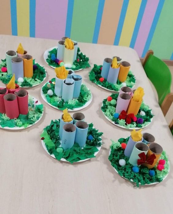 Idée Pinterest : avec des rouleaux de papier WC vides