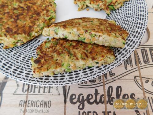 Galettes de courgette et quinoa