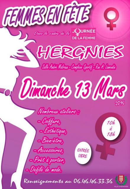 Femmes en fête, à Hergnies le 13 mars