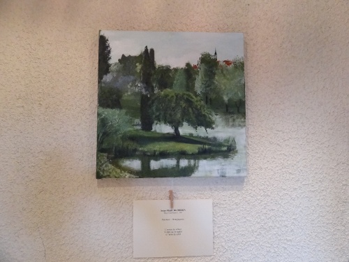 L'exposition "au détour des arbres" organisée par ARCE à Recey sur Ource..
