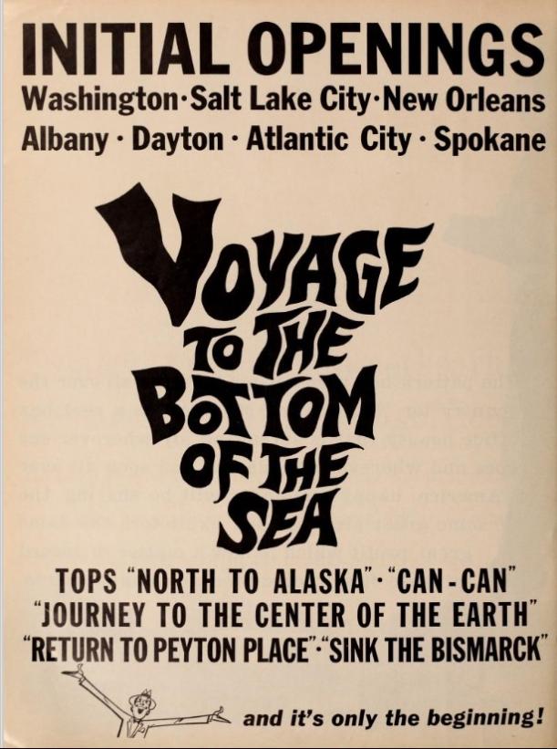 VOYAGE TO THE BOTTOM OF THE SEA  box office usa 1961