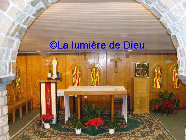 Banneux : la chapelle du Saint Sacrement