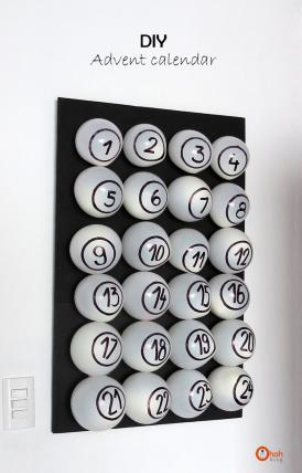Brico de Noël : le calendrier de l'avent