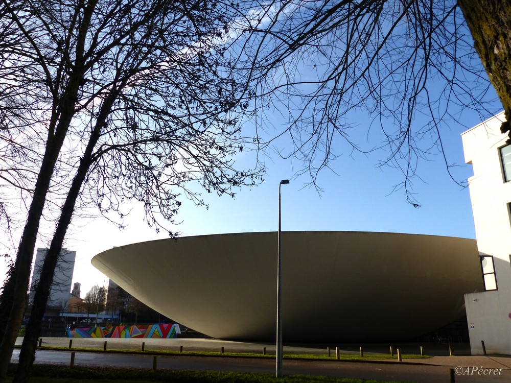 Une ville verte en hiver