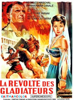 LA REVOLTE DES GLADIATEURS BOX OFFICE FRANCE 1959