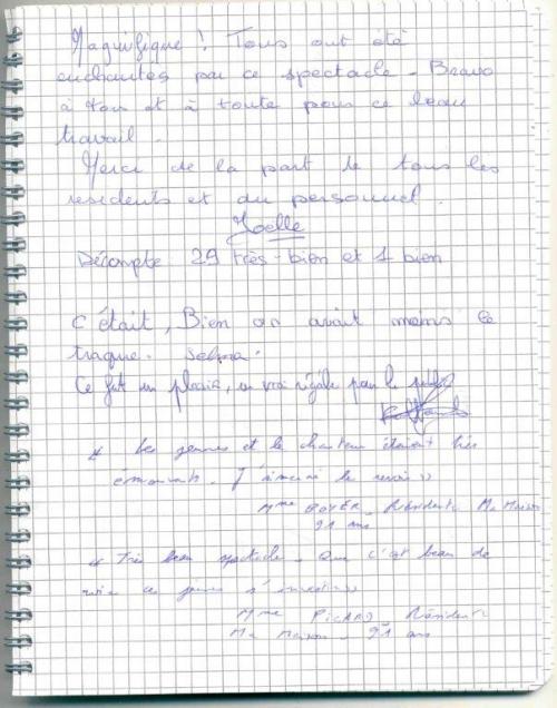 - Maisons de retraite