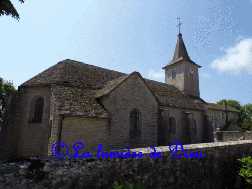 Granges sur Baume, l'église Saint Antoine