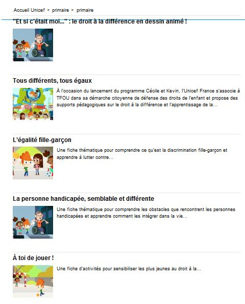 Ressources Unicef