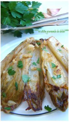 ENDIVES BRAISÉES À L'AIL FUMÉ