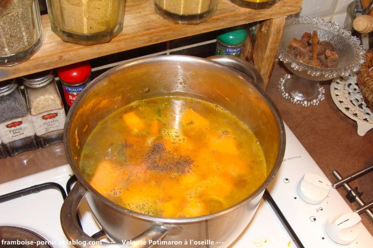 Velouté de Potimaron à l'oseille