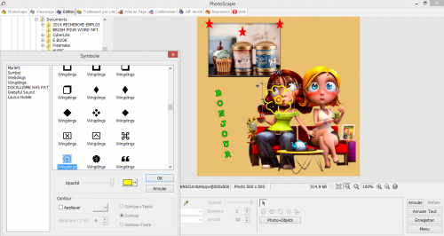 PHOTOSCAPE - Décorer ma création