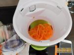 Linguines de carottes à l'orange & sauce miel moutarde
