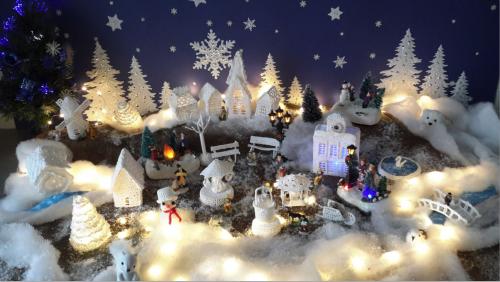 La déco de Noël de Carole.D,Kheira et Marlyse