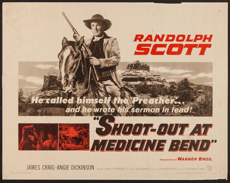 SHOOT-OUT AT MEDICINE BEND BOX OFFICE USA 1957