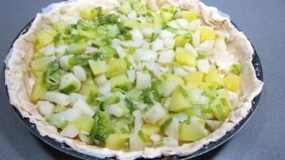 Recette de cuisine : Gratin de poireaux et de topinambours