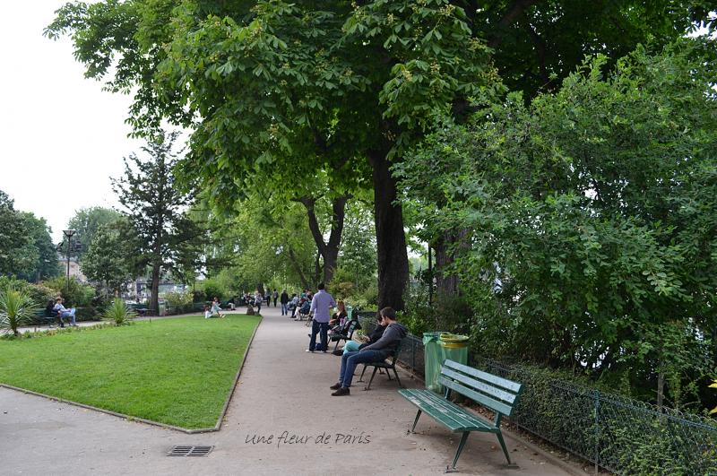 L'Île de la Cité : Le square du Vert-Galant