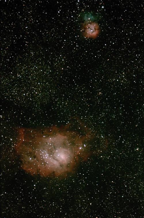 nébuleuse lagune trifide,m8,M20,leca philippe,eos1100d astrodon,astronome amateur,GTF81