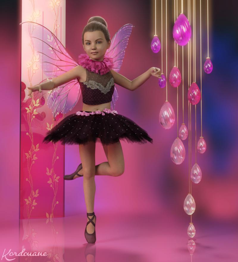 Création : Ballerine et fée à la fois (DazStudio)