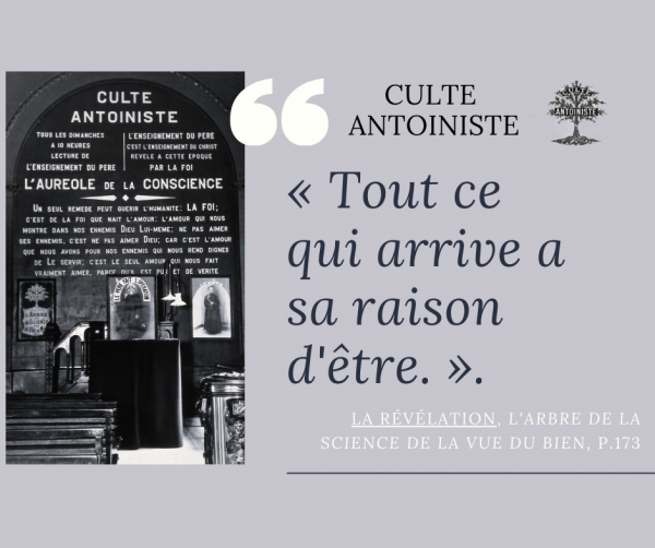 La Révélation, L'arbre de la science de la vue du bien (p.173 §1)
